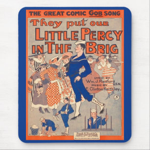 1919 They Put Our Little Percy in the Brig Mouse Mat