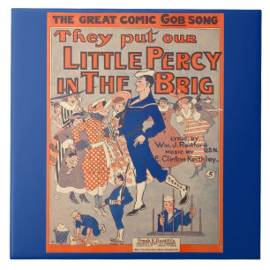 1919 They Put Our Little Percy in the Brig Tile