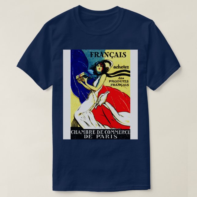 1920 Buy French Products T-Shirt (Design Front)