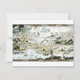1920 Classic Fairyland Imaginary Map Invitation