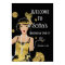 1920 flapper girl  gatsby welcome sign