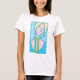 1920 Gemini Woman in blue with symbol T-Shirt