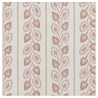 1920 Leaf Stripe Fabric