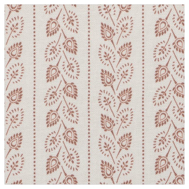 1920 Leaf Stripe Fabric (Close Up)
