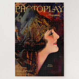 1920 Photoplay magazine cover Jigsaw Puzzle