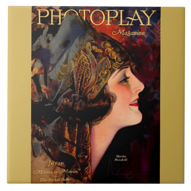 1920 Photoplay magazine cover Tile (Front)