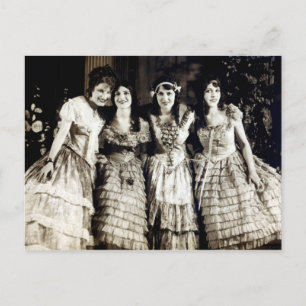 1920 Smiling Girlfriends Postcard