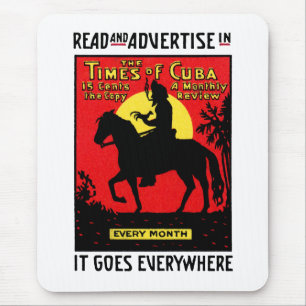 1920 The Times of Cuba Mouse Mat