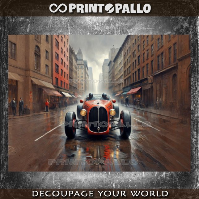 1920 two seat racing car in New York Tissue Paper (Creator Uploaded)