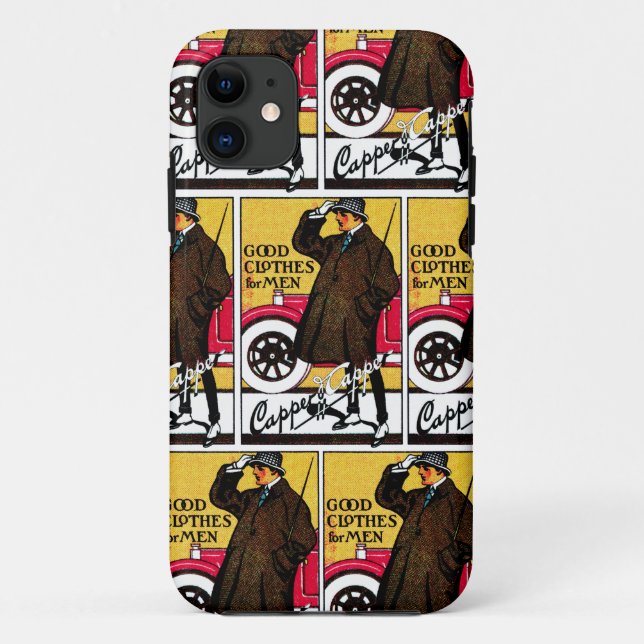 1920 Vintage Men's Clothing Case-Mate iPhone Case (Back)