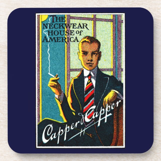 1920 Vintage Men's Ties Coaster (Front)