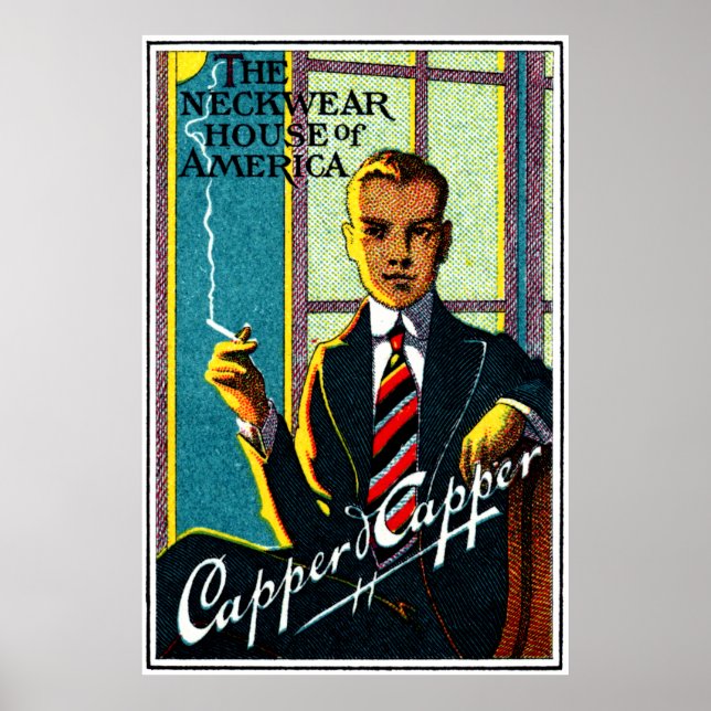 1920 Vintage Mens Ties Poster (Front)