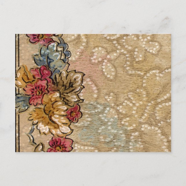 1920 Wallpaper Floral Border Card (31) (Front)