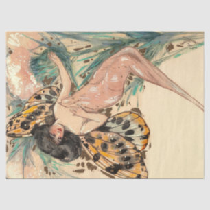 1920's Art Deco Art Nouveau Fairy Fairies  Tissue Paper