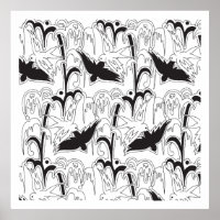 1920's Art Deco Birds Pattern