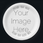 1920s art deco custom photo personalised Paper Plate<br><div class="desc">Celebrate your special occasion with a unique 1920s stylish art deco touch! These custom photo and text paper plates are perfect for birthdays, weddings, baby showers, graduations, great gatsby theme and more. Easily upload your own photo and personalize the text to create a truly memorable party accessory. Whether you're hosting...</div>
