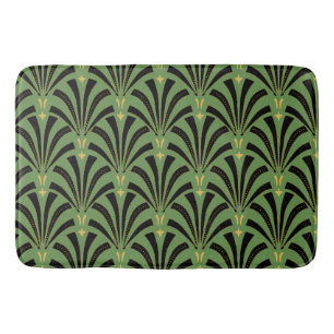 1920s Art Deco Pattern Bath Mat