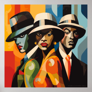 1920s Black Culture Revived: Pop Art Poster