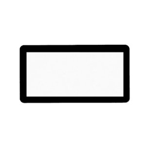 1920's Black & White Address Label