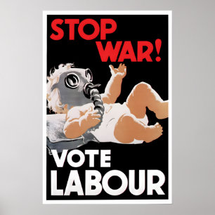 1920s British Labour Party Election Poster Sto