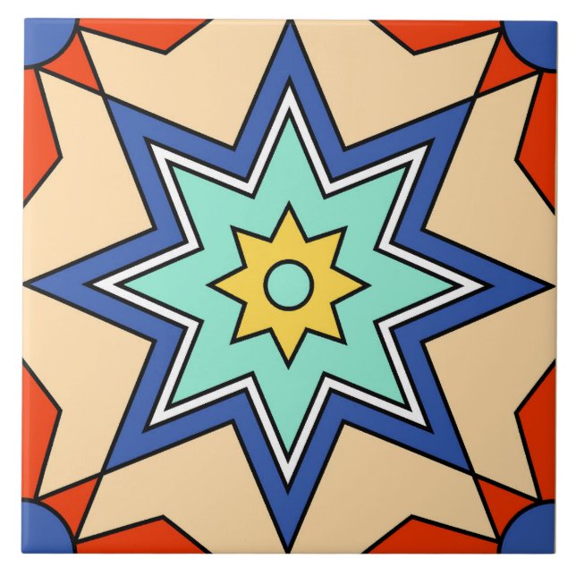 1920s Catalina Island Vintage Tile (Front)