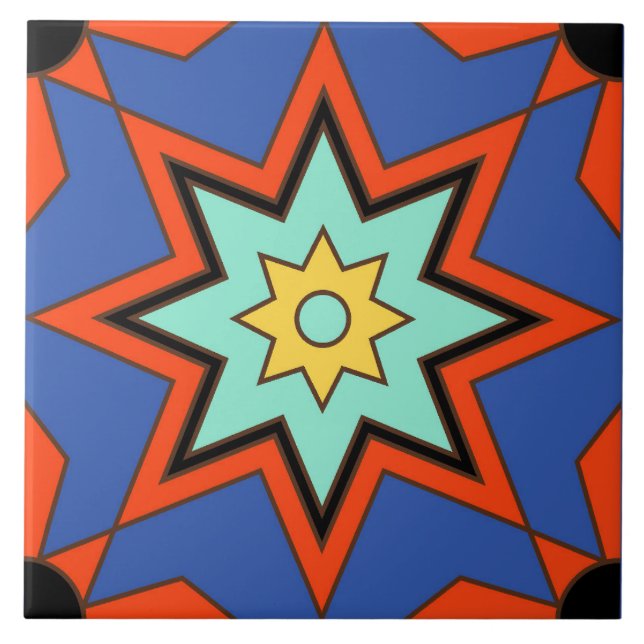 1920s Catalina Island Vintage Tile (Front)