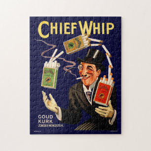 1920s Chief Whip cigarettes ad Jigsaw Puzzle