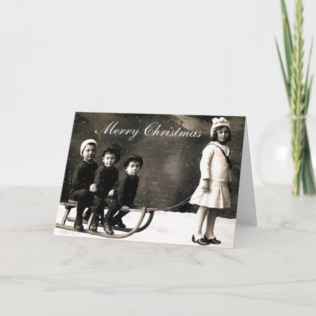 1920's Christmas Greeting Card (Front)