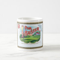 1920s CIGAR BOX LABEL...PAR BUSTER...NICE