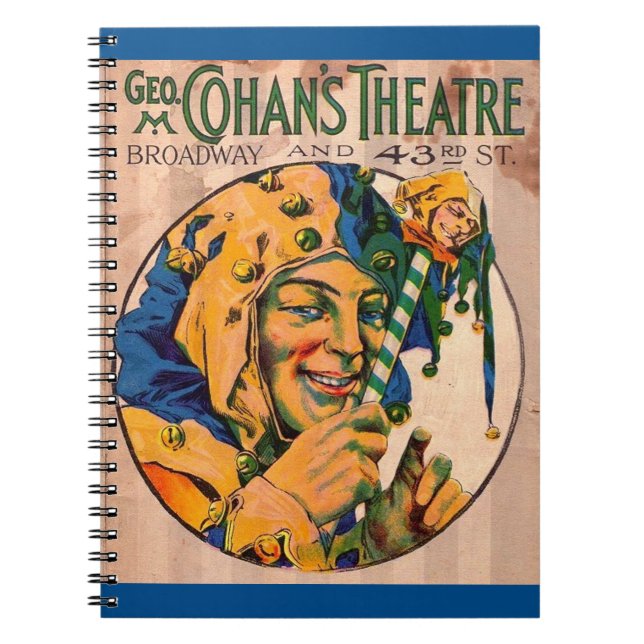 1920s Cohan’s Theatre playbill cover Notebook (Front)