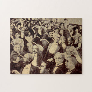 1920s crowd scene jigsaw puzzle