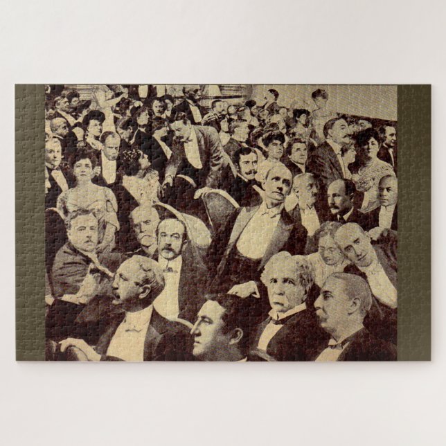1920s crowd scene jigsaw puzzle (Horizontal)