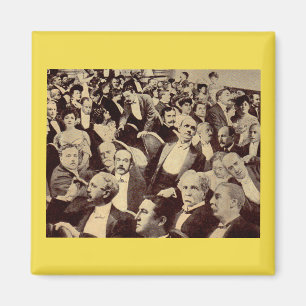 1920s crowd scene magnet