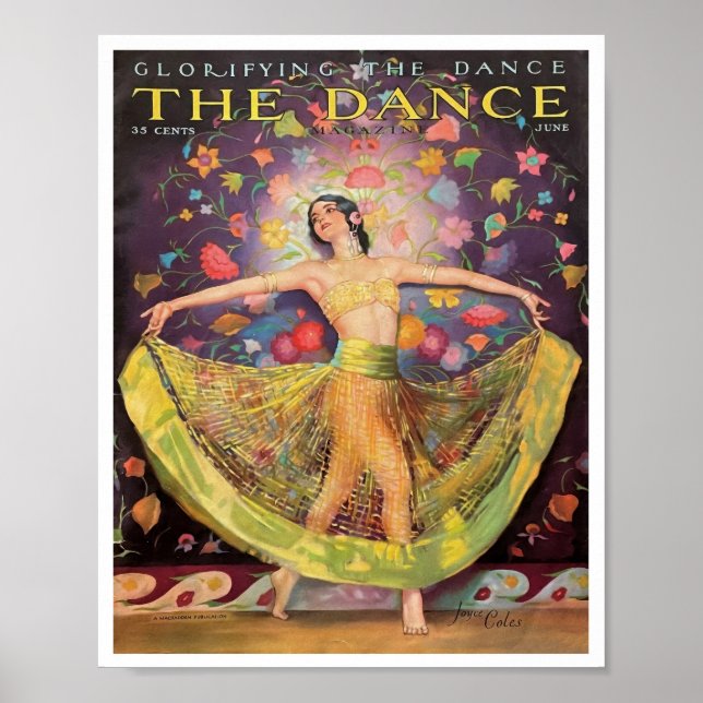 1920S DANCE MAGAZINE COVER  POSTER (Front)