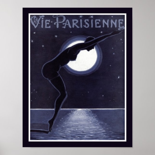 1920's Deco Parisian life Poster (Front)