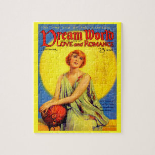1920s Dream World magazine cover Jigsaw Puzzle