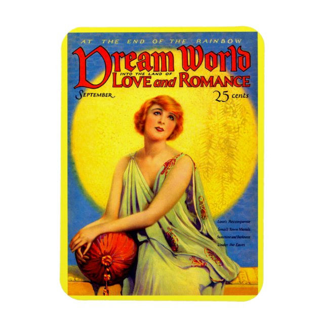 1920s Dream World magazine cover Magnet (Vertical)