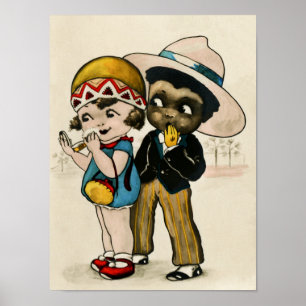 1920s Fashion kids Poster