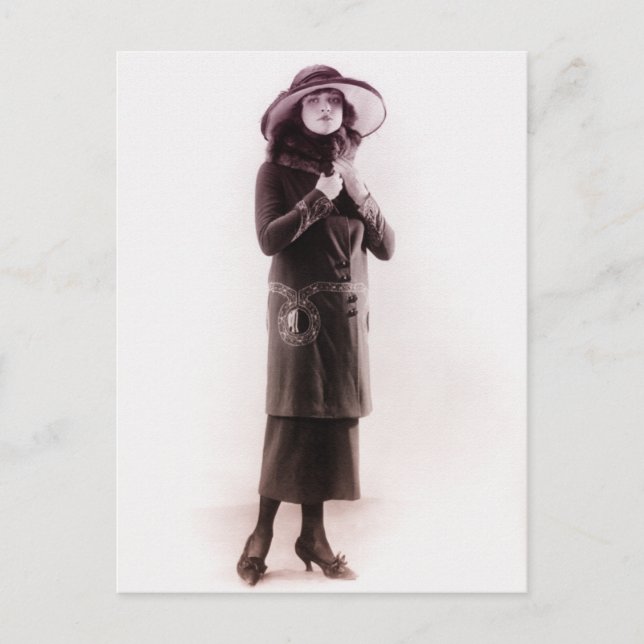 1920s Fashion Postcard (Front)