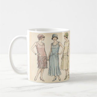 1920s Flapper Fashion — Retro Art Deco Mug