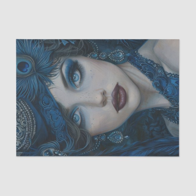 1920's Flapper Girl31 Tissue Paper (Front)