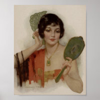 1920's Flapper Girl Beautiful  