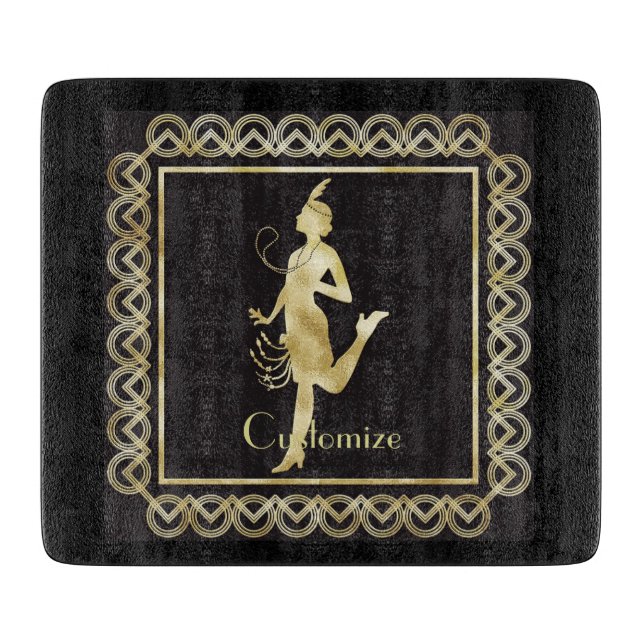 1920's Flapper Girl Thunder_Cove Cutting Board (Front)
