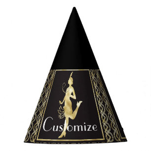 1920's Flapper Girl Thunder_Cove Party Hat