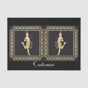 1920's Flapper Girl Thunder_Cove Tissue Paper