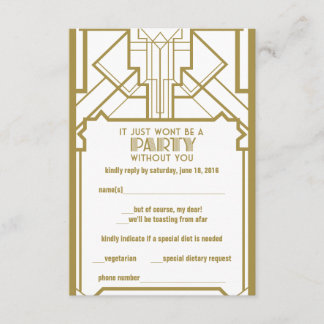 1920's Gatsby RSVP