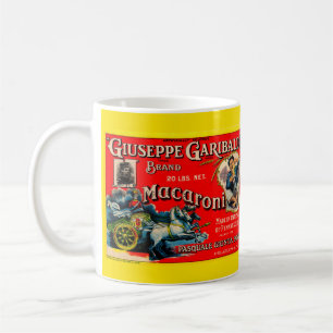 1920s Giuseppe Garibaldi macaroni label Coffee Mug