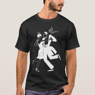 1920's Great Gatsby Glamorous Couple Dancing Class T-Shirt