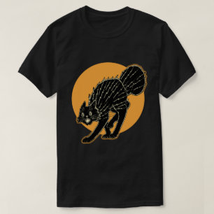 1920s Halloween Black Cat T-Shirt