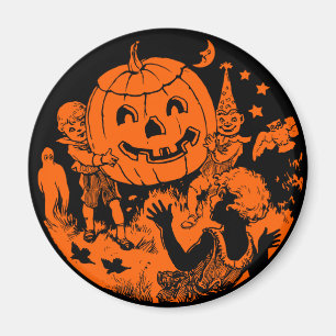 1920s Halloween Design - Magnet